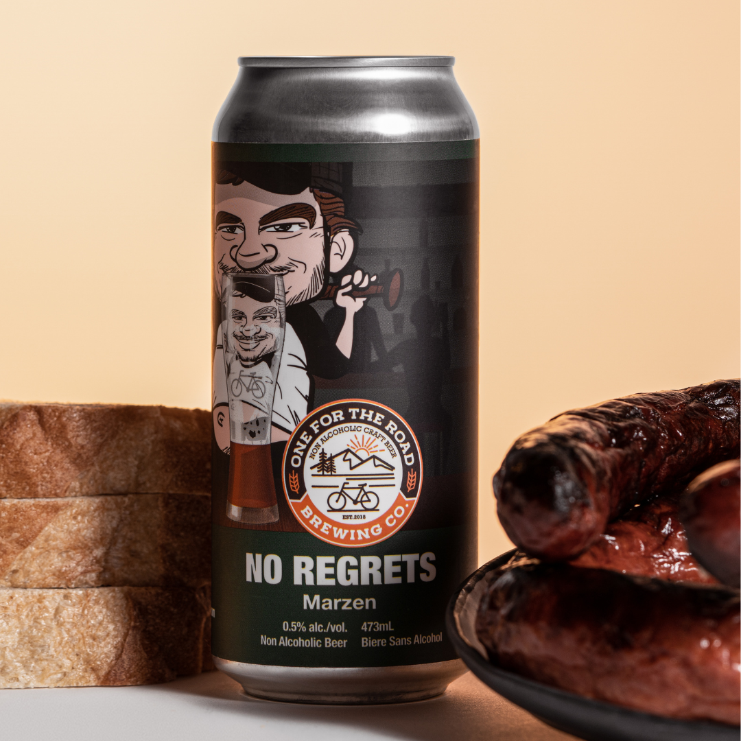 No Regrets Marzen Non Alcoholic Beer One For The Road Brewing